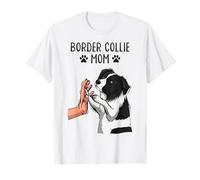 Border Collie Mamma Amante dei cani Ragazze Donne Maglietta
