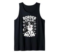 Border Collie Mamma, Dog Mama, amante dei cuccioli Proprietario dell'animale domestico Canotta