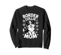 Border Collie Mamma, Dog Mama, amante dei cuccioli Proprietario dell'animale domestico Felpa
