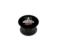 Border Collie Mom - Cane da pastore mamma Agility Dog PopSockets PopGrip Adesivo