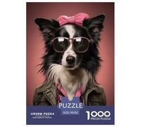 Border Collie Puzzle Giochi 1000 Pezzi Regalo Per Amore E Amico Arte Animal Puzzle Adulti Idea Regalo Per 70x50cm/1000pcs