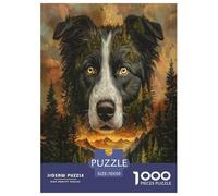Border Collie Puzzle Impossibili 1000 Pezzi Decorazione Per La Casa. Giochi Rilassamento E Intelligence Per Adulti E Ragazzi Da 14 Anni 70x50cm/1000pcs
