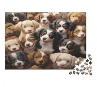 Border Collie Puzzle Impossibili 1000 Pezzi Decorazione Per La Casa. Rilassamento E Intelligence Per Adulti E Ragazzi Da 14 Anni 1000pcs (75x50cm)