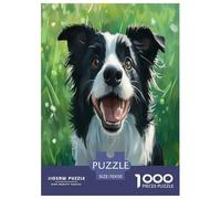Border Collie Puzzle Impossible 1000 Pezzi Decorazione Per La Casa. Giochi Rilassamento E Intelligence Per Adulti E Ragazzi Da 14 Anni 70x50cm/1000pcs