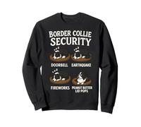 Border Collie Sicurezza Felpa