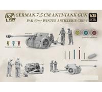 BORDER MODEL GERMAN 7.5cm PAK40 A.T.GUN 1:35 BT051
