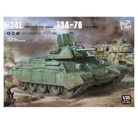 Modellino Char T-34e (First Tipo Of Spaced Armour) T-34/76 (112 Factory) Border