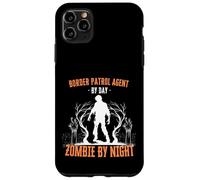 Border Patrol Agent di giorno Zombie by Night Divertente Halloween Custodia per iPhone 11 Pro Max