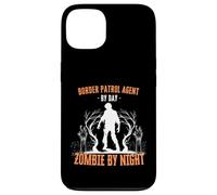 Border Patrol Agent di giorno Zombie by Night Divertente Halloween Custodia per iPhone 13