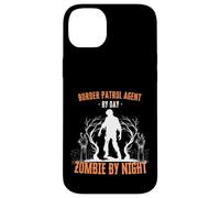 Border Patrol Agent di giorno Zombie by Night Divertente Halloween Custodia per iPhone 14 Plus
