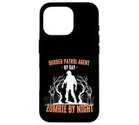 Border Patrol Agent di giorno Zombie by Night Divertente Halloween Custodia per iPhone 16 Pro