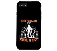 Border Patrol Agent di giorno Zombie by Night Divertente Halloween Custodia per iPhone SE (2020) / 7/8