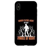 Border Patrol Agent di giorno Zombie by Night Divertente Halloween Custodia per iPhone XS Max