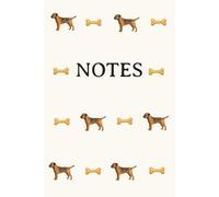 Border Terrier Cream Notebook: Dog Breed, Dog, Dogs, Journal, Exercise Book, Notes, Gift, Dog lover, Christmas, Birthday, Stocking Stuffer, Dog Show, College Ruled, 120 Pages, Paperback, Matte