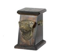 Border Terrier - urna di legno con l'immagine di un cane Art Dog IT Tipo 3
