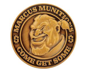 Borderlands Collectable Coin Marcus Munitions Limited Edition