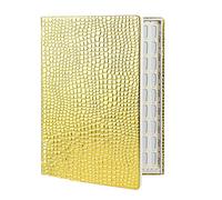 Bordhap 216 Colori Nail Tips Display Book DIY Nail Art Che Mostra Scaffale Gel Color Card Chart Pittura Display Board Gold