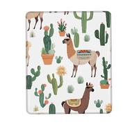 Bordi Cuciti Tappetino per Il Mouse Alpaca Llama 25X30Cm, Tappetino Mouse Confortevole Gaming Mousepad per Notebook Laptop Casa