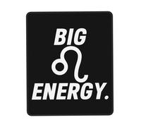 Bordi Cuciti Tappeto Mouse, Big Leo Energy Tappetino per Il Mouse Antiscivolo Gaming Mousepad per PC Computer Notebook