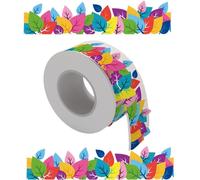 Bordi Decorativi A Foglie Per Lavagna Back-To-School
