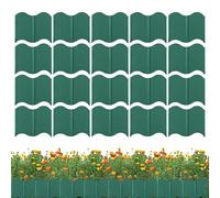 Bordi del bordo 'aiuola, bordo del bordo del giardino - Bordo del giardino di recinzione esterna flessibile decorativo - Decorazione del pannello protettivo verde, barriera di fiori, ai