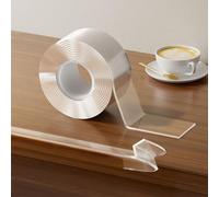 Bordi di protezione in schiuma Striscia protettiva trasparente for angoli, autoadesiva, a prova di bambino, in silicone, morbida, for angoli taglienti di mobili, battiscopa for telaio porta (2 m*1 mm*