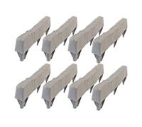 Bordi in - Delimitatore naturale per aiuole - Bordi decorativi senza scavo - 8 pezzi per giardino prato massiccio