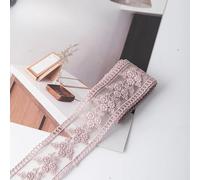 Bordi in pizzo floreale, Embroidered Lace Trim 4cm Scalloped Edge Ribbon Multicolor 2/4m Wedding Floral DIY Craft(Root Starch 4cm Wide,400 * 4CM)