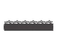 Bordi metallici per giardino, 30 pezzi, 103 cm, nero | Acciaio resistente, design minimalista, facile montaggio, ideale per vialetti e aiuole