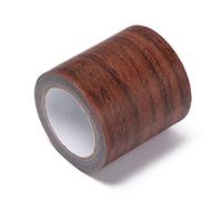 Bordi per carta da parati autoadesivi, Adesivi angolari for battiscopa autoadesivi, multicolore, varie misure(Dark Brown Oak,12cm x 5m)