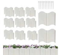 Bordi per letto di fiori, bordi da giardino, confini da giardino, per paesaggistica, 20 pezzi, protezione per letto di , barriera per cortile, terrazza, letto di ,