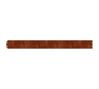 Bordi per prato, 10 pezzi, 10 x 103 cm, in acciaio Corten flessibile, resistente alle intemperie, come blocco delle radici, per giardino, terrazza, giardino anteriore e paesaggistica, con bordo di