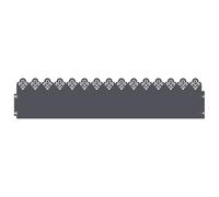 Bordi per prato, 10 pezzi, 103 x 0,05 x 22 cm, in acciaio antracite | Metallo resistente, design minimalista, separazione chiara, facile installazione, manutenzione semplice