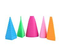 Bordi Quilling Colore misto 5 forme Torri Kit strumenti quilling Creazione quilt fai-da-te per la decorazione di uffici domestici Handcraft Tools