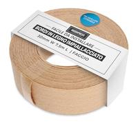 Bordi termoadesivi WoodPress® 30 mm in vero faggio cotto a vapore - Rotolo da 7,5 m - Nastro per impiallacciatura in legno pre-incollato per una facile applicazione fai-da-te