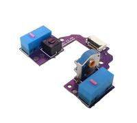 Bordo antipolvere del bottone della scheda madre del microswitch per il superleggero 2 di GProX con la ruota per il programmatore del gioco