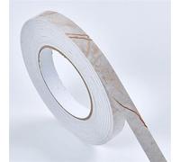 Bordo autoadesivo da parete, 50 m, striscia adesiva per bordatura per soffitto, porta, camino, decorazione fai da te per la casa, texture cachi, larghezza 1 cm