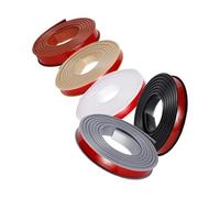 bordo autoadesivo in PTE, Bordo for mobili autoadesivo a forma di U multicolore, larghezza 9-50 mm, lunghezza 33 piedi(Grey,16mm*10m)