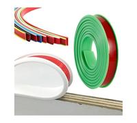 bordo autoadesivo in PTE, Striscia sigillante for bordi in TPE autoadesiva a forma di U multicolore 9-50 mm 1 metro(Green,22mm)