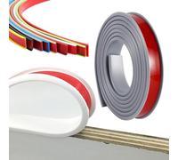bordo autoadesivo in PTE, Striscia sigillante for bordi in TPE autoadesiva a forma di U multicolore 9-50 mm 1 metro(Grey,20mm)