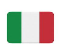 Bordo bloccato bordo tappetino orlo 40x60 WHJSHOP bandiera italiana immagine per WC, toletta, casa vacanze, bagno principale, bagno dei bambini e suite per gli ospiti