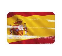 Bordo bloccato tappetino orlo 40 x 60 MJHKXLJ bandiera della Spagna stampata per WC, toletta, casa vacanze, bagno principale, bagno dei bambini e suite per gli ospiti