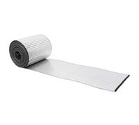 Bordo da giardino, 10 m x 10 cm, in acciaio zincato, colore: argento | Materiale resistente alle intemperie, posa diretta sul pavimento, delimitazione per massicci e vialetti, contro l'erba