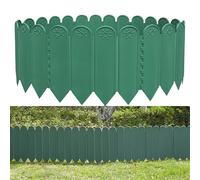 Bordo da giardino da 2 m, bordi per aiuole da giardino, bordo in plastica, bordo per aiuole, terrazze, recinzione da giardino per prato, paesaggistica, sentiero per aiuole