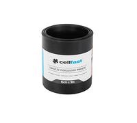 Bordo da giardino dritto, diverse lunghezze e colori disponibili, 15 x 9 m, colore: nero