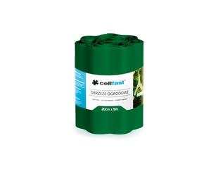 Bordo da giardino ondulato Cellfast verde scuro lunghezza 9 m
