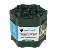 Bordura Giardino Verde 15 cm x 9 Metri in Plastica Impermeabile