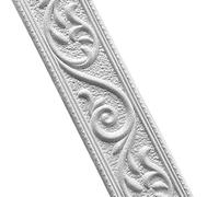 Bordo del battiscopa in schiuma di PVC | Modanatura Autoadesiva for Parete Linea 2.3M(Gray)