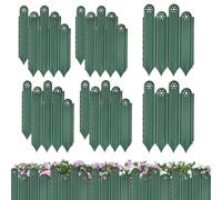 Bordo del giardino, bordo per bordi da giardino,Set di 10 bordi di bordi paesaggistici | Schermo decorativo per il giardino ad interblocco, strumenti di paesaggio, barriera per animali per patio da ca