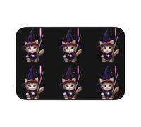 Bordo di blocco tappetino orlo 40x60 JKIEGOQ Magic Kitten Picture antiscivolo gocciolamento modellato fondo, ideale facile da pulire e resistente allo sbiadimento